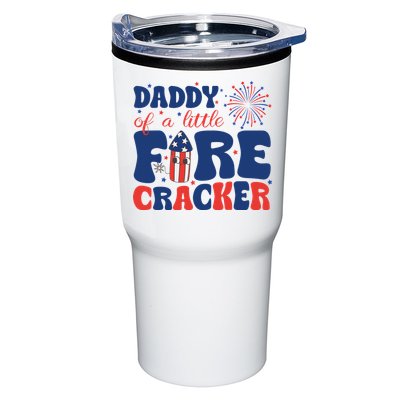 Daddy Of A Little Firecracker Family Matching 4th Of July Tumbler