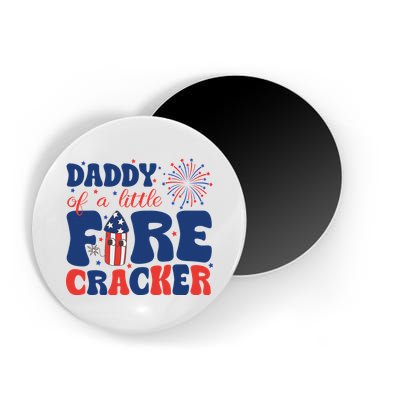 Daddy Of A Little Firecracker Family Matching 4th Of July Magnet