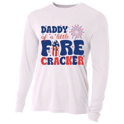 Daddy Of A Little Firecracker Family Matching 4th Of July Cooling Performance Long Sleeve Crew