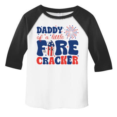 Daddy Of A Little Firecracker Family Matching 4th Of July Toddler Fine Jersey T-Shirt