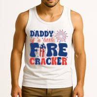 Daddy Of A Little Firecracker Family Matching 4th Of July Tank Top