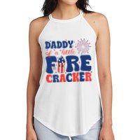 Daddy Of A Little Firecracker Family Matching 4th Of July Women's Perfect Tri Rocker Tank