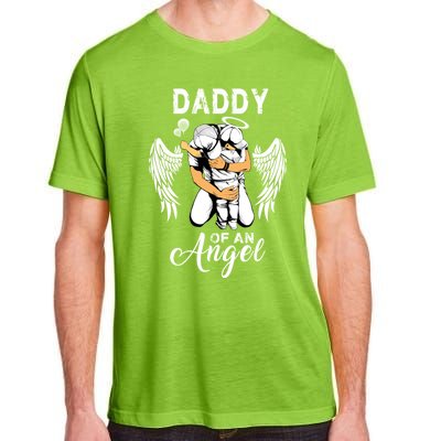 Daddy Of An Angel Pregnancy Infant Loss Awareness Gift Adult ChromaSoft Performance T-Shirt