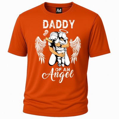 Daddy Of An Angel Pregnancy Infant Loss Awareness Gift Cooling Performance Crew T-Shirt