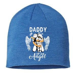 Daddy Of An Angel Pregnancy Infant Loss Awareness Gift Sustainable Beanie