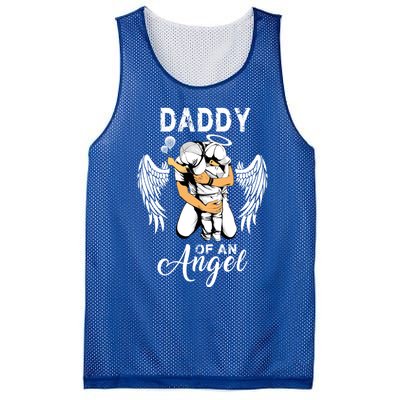 Daddy Of An Angel Pregnancy Infant Loss Awareness Gift Mesh Reversible Basketball Jersey Tank