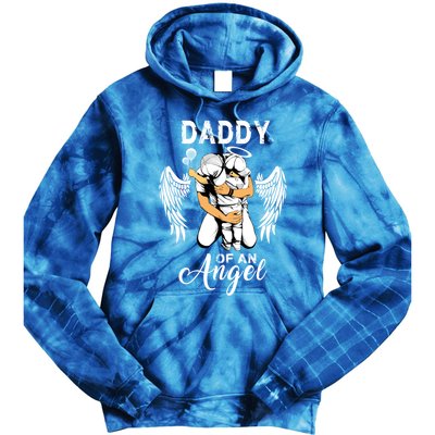 Daddy Of An Angel Pregnancy Infant Loss Awareness Gift Tie Dye Hoodie