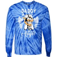 Daddy Of An Angel Pregnancy Infant Loss Awareness Gift Tie-Dye Long Sleeve Shirt