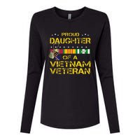 Daughter Of A Vietnam Veteran Im Proud My Dad Womens Cotton Relaxed Long Sleeve T-Shirt