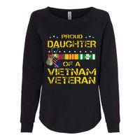 Daughter Of A Vietnam Veteran Im Proud My Dad Womens California Wash Sweatshirt