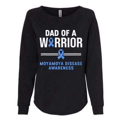 Dad Of A Warrior Moyamoya Disease Awareness Womens California Wash Sweatshirt