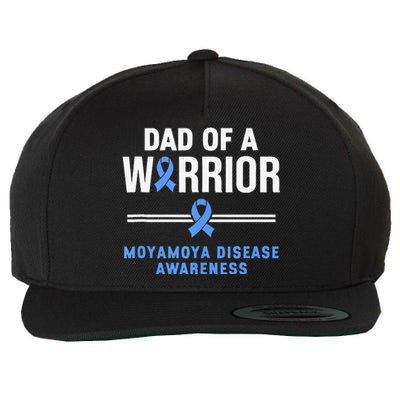 Dad Of A Warrior Moyamoya Disease Awareness Wool Snapback Cap