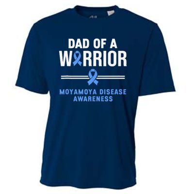 Dad Of A Warrior Moyamoya Disease Awareness Cooling Performance Crew T-Shirt