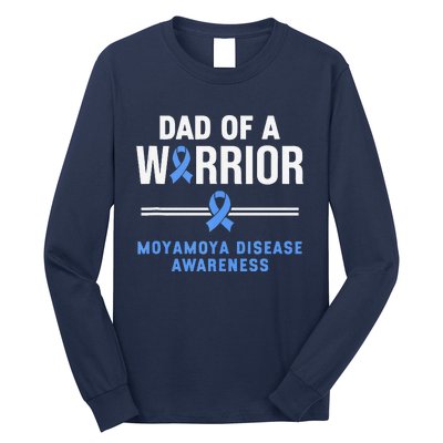 Dad Of A Warrior Moyamoya Disease Awareness Long Sleeve Shirt