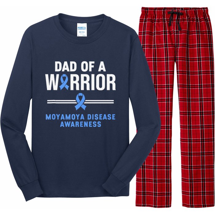 Dad Of A Warrior Moyamoya Disease Awareness Long Sleeve Pajama Set