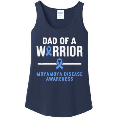 Dad Of A Warrior Moyamoya Disease Awareness Ladies Essential Tank