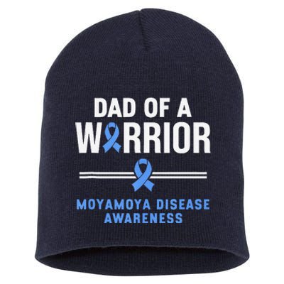 Dad Of A Warrior Moyamoya Disease Awareness Short Acrylic Beanie