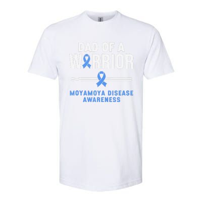 Dad Of A Warrior Moyamoya Disease Awareness Softstyle CVC T-Shirt