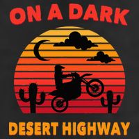 Desert On A Dark Desert Highway Mojave Cactus Retro 7 Panel Mesh Trucker Snapback Hat