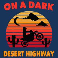 Desert On A Dark Desert Highway Mojave Cactus Retro Infant Baby Jersey Bodysuit