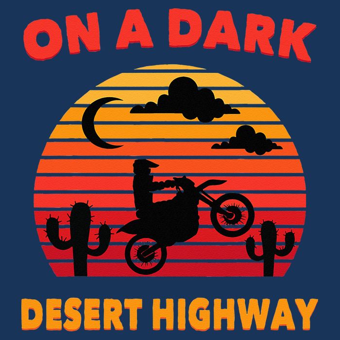 Desert On A Dark Desert Highway Mojave Cactus Retro Infant Baby Jersey Bodysuit