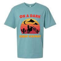 Desert On A Dark Desert Highway Mojave Cactus Retro Sueded Cloud Jersey T-Shirt