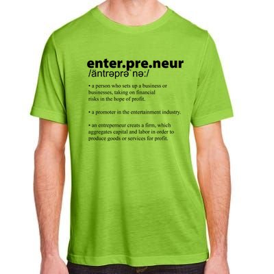 Definition Of An Entrepreneur Adult ChromaSoft Performance T-Shirt