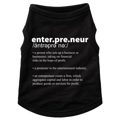 Definition Of An Entrepreneur Doggie Tank