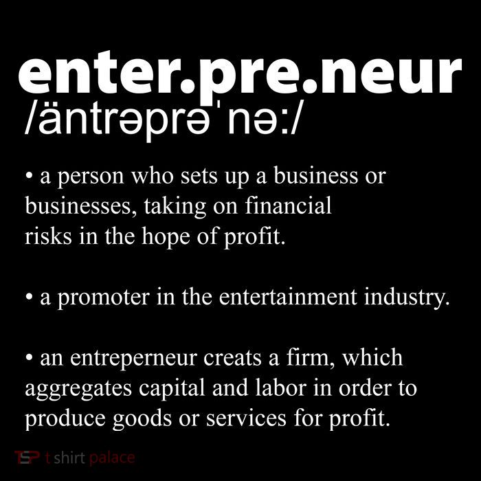 Definition Of An Entrepreneur T-Shirt
