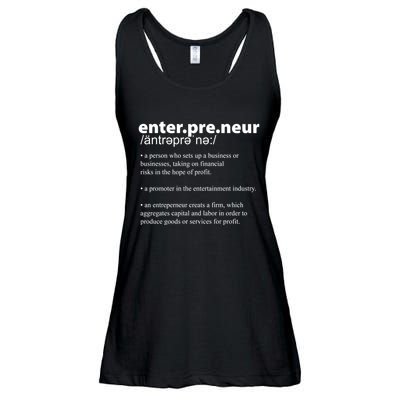 Definition Of An Entrepreneur Ladies Essential Flowy Tank