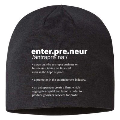 Definition Of An Entrepreneur Sustainable Beanie