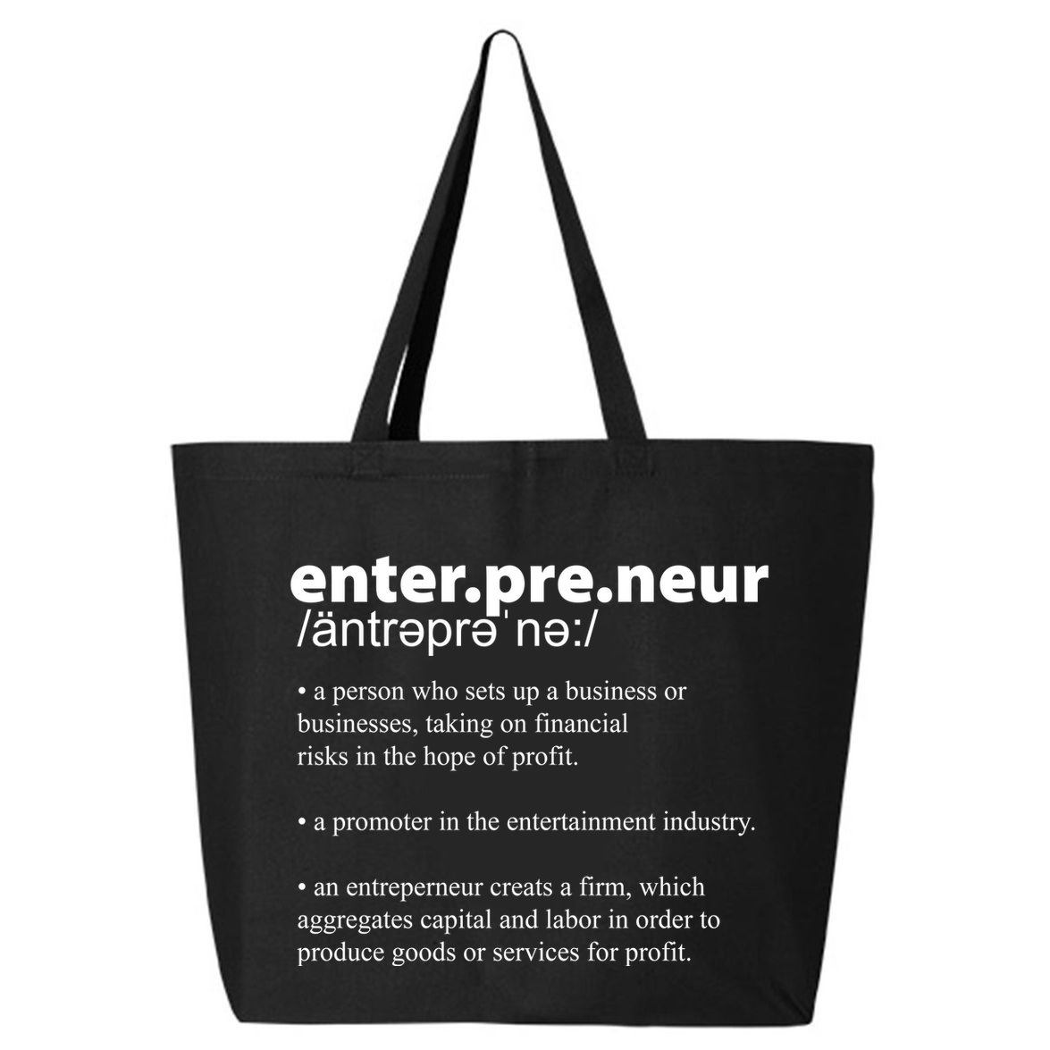 Definition Of An Entrepreneur 25L Jumbo Tote