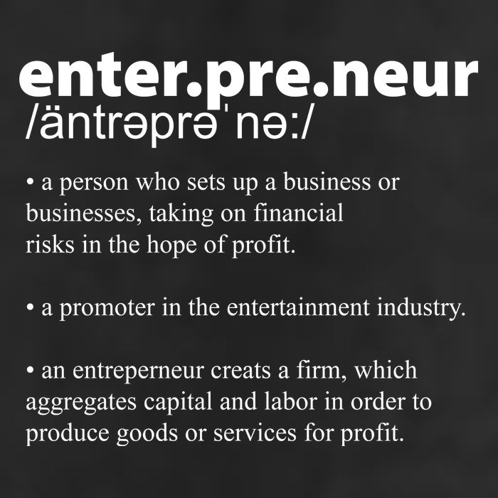 Definition Of An Entrepreneur 25L Jumbo Tote