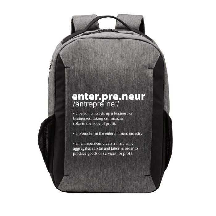 Definition Of An Entrepreneur Vector Backpack
