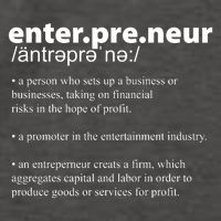 Definition Of An Entrepreneur Vector Backpack