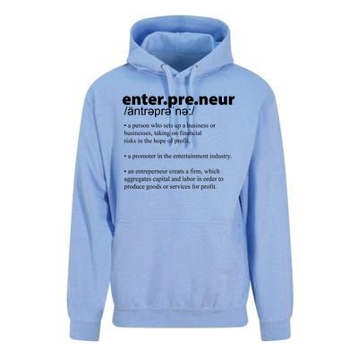 Definition Of An Entrepreneur Unisex Surf Hoodie