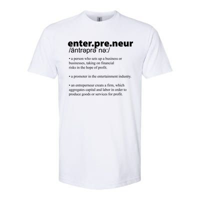 Definition Of An Entrepreneur Softstyle CVC T-Shirt