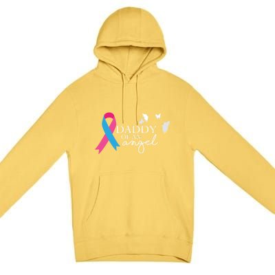 Daddy Of An Angel Gift National Pregnancy And Infant Loss Premium Pullover Hoodie