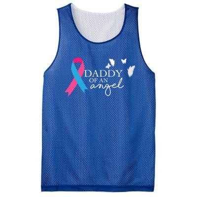 Daddy Of An Angel Gift National Pregnancy And Infant Loss Mesh Reversible Basketball Jersey Tank