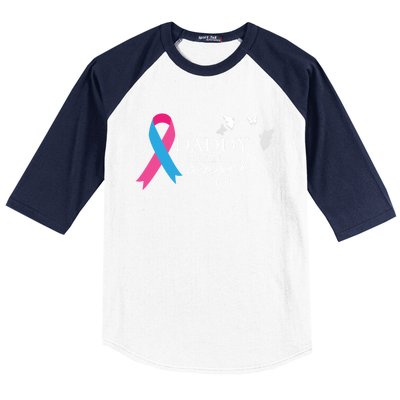 Daddy Of An Angel Gift National Pregnancy And Infant Loss Baseball Sleeve Shirt