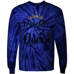 Daughter Of A Queen T Birthday Gift For Mother's Day Tie-Dye Long Sleeve Shirt