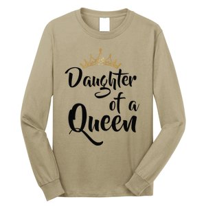 Daughter Of A Queen T Birthday Gift For Mother's Day Long Sleeve Shirt