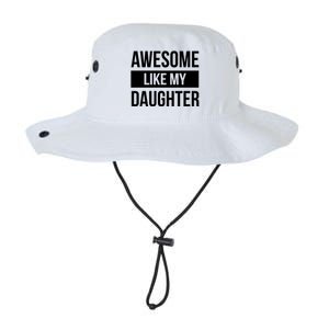 Dad Of Awesome Like My Daughter Fathers Day Dad Funny Gift Legacy Cool Fit Booney Bucket Hat