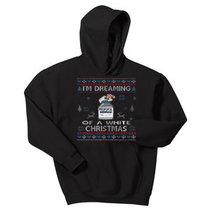 Dreaming of a White Christmas Nurse Propofol ICU CRNA Xmas Kids Hoodie