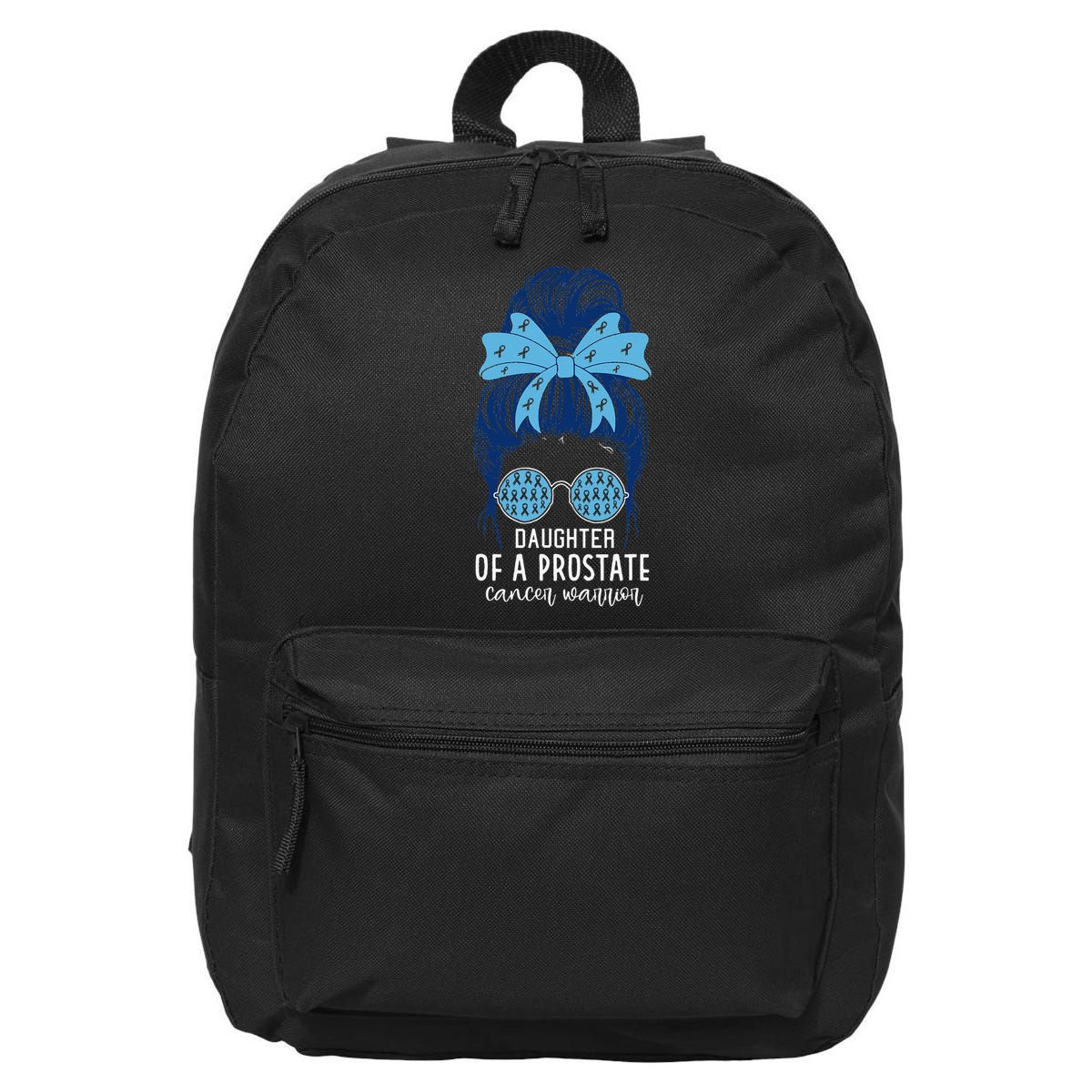 Daughter of a Prostate Cancer Warrior 16 in Basic Backpack