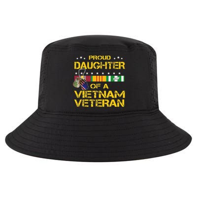 Daughter Of A Vietnam Veteran Im Proud My Dad Cool Comfort Performance Bucket Hat