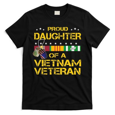 Daughter Of A Vietnam Veteran Im Proud My Dad T-Shirt