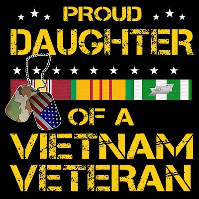 Daughter Of A Vietnam Veteran Im Proud My Dad T-Shirt