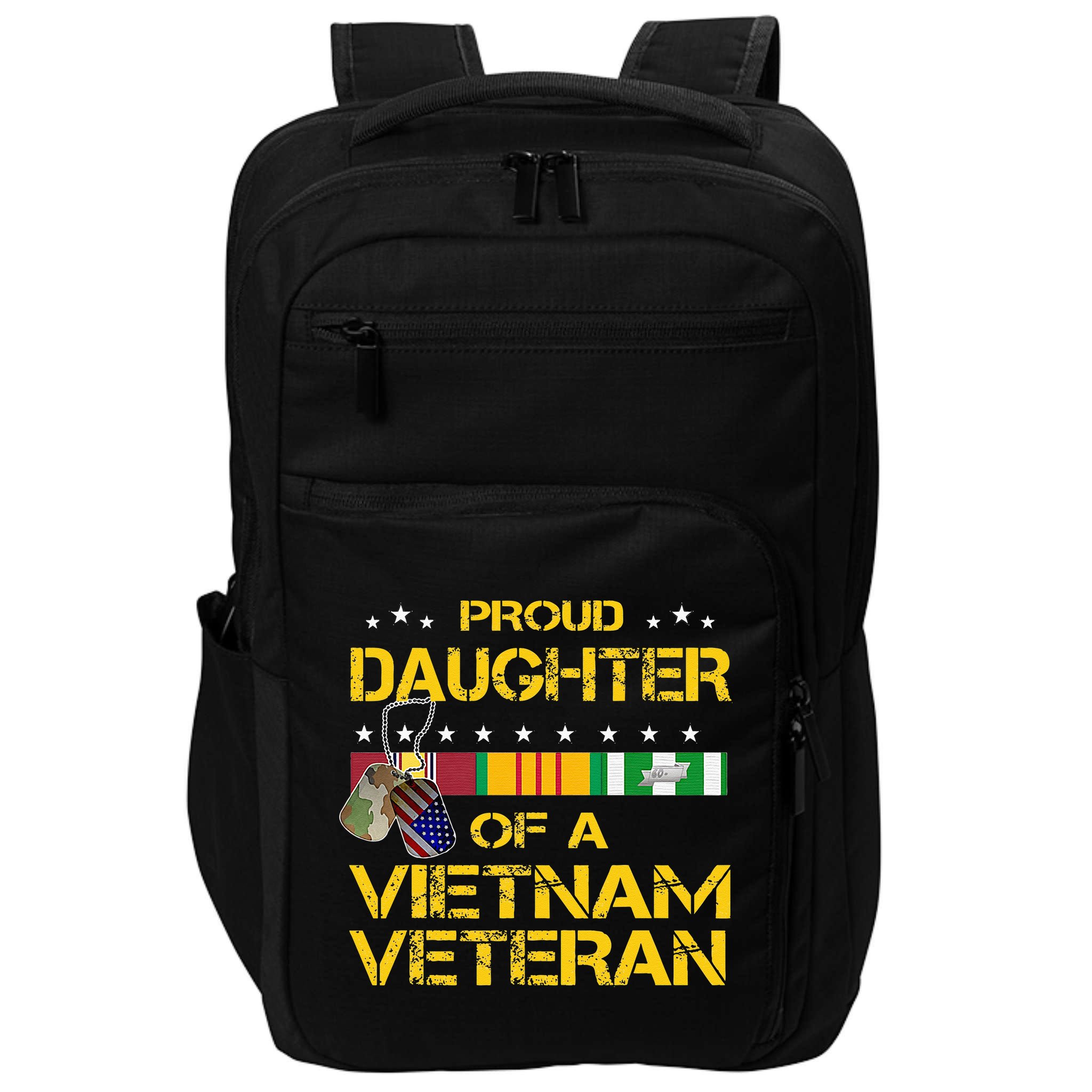 Daughter Of A Vietnam Veteran Im Proud My Dad Impact Tech Backpack