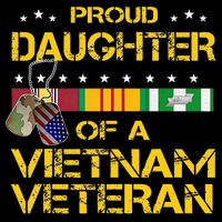 Daughter Of A Vietnam Veteran Im Proud My Dad Zip Tote Bag